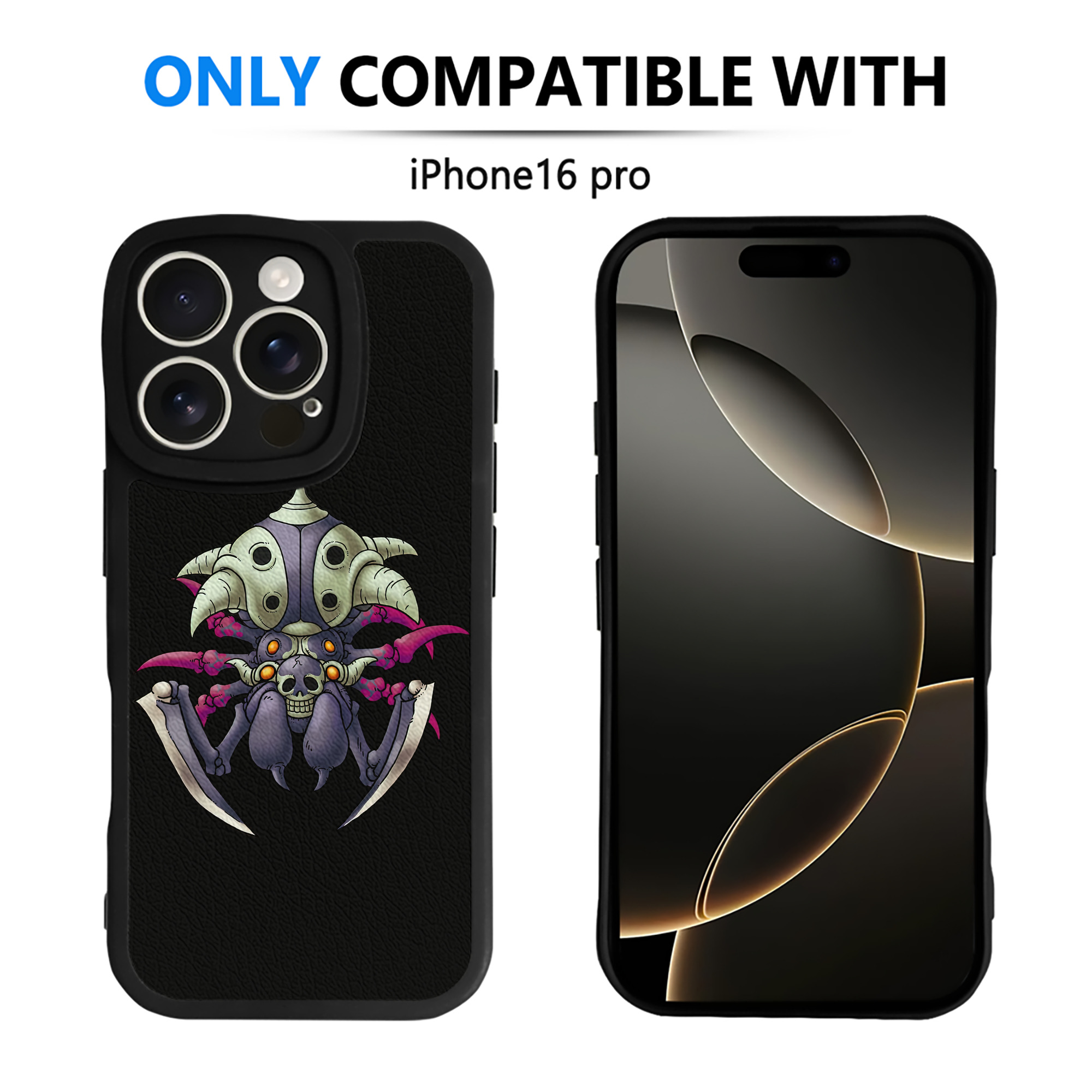 （画像用） ドラゴンクエスト Doragon Kuesuto Dragon Quest 【iPhone 16シリーズ対応】シリコンスマホケース（レザー調） 材質：シリコン